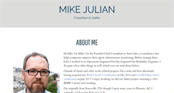 Desktop Screenshot of mikejulian.com