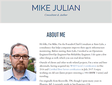 Tablet Screenshot of mikejulian.com